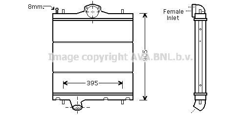 AVA QUALITY COOLING Radiaator,mootorijahutus RE2030